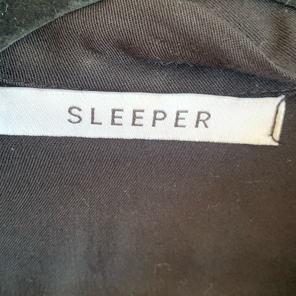 SLEEPER Black Pierrot Party Pajama Top XS - Picture 5 of 6